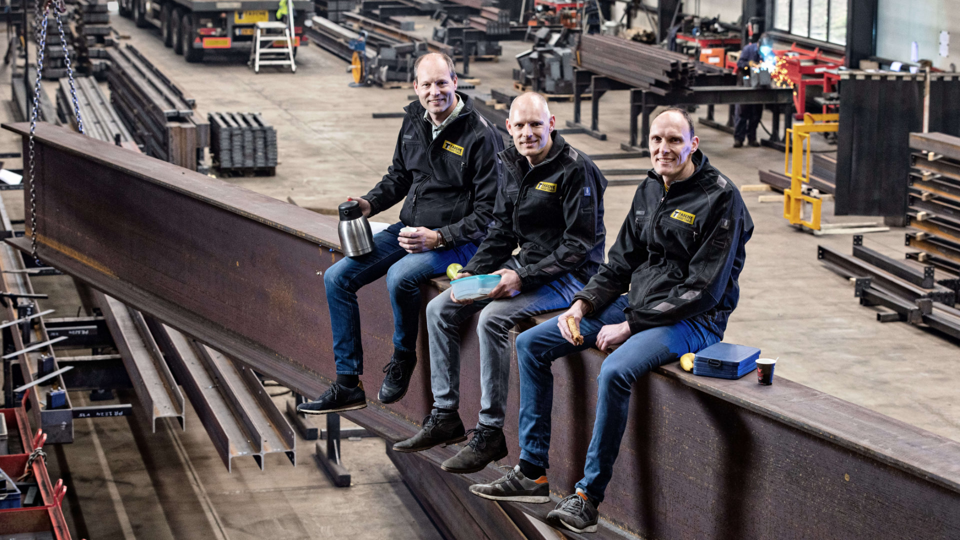 De derde generatie van Tasche Staalbouw – Frank, Martin & Coen Tasche